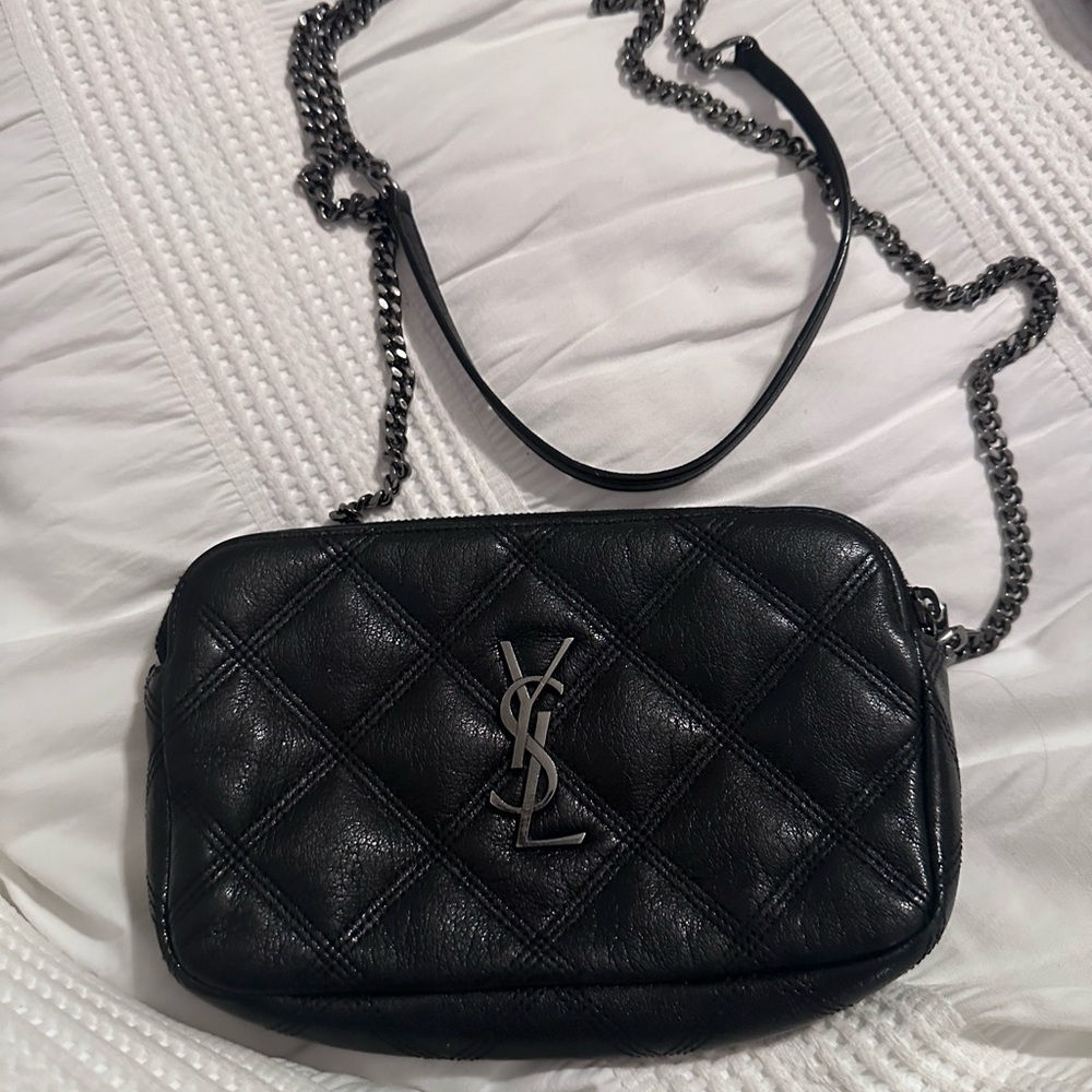 Black YSL Crossbody